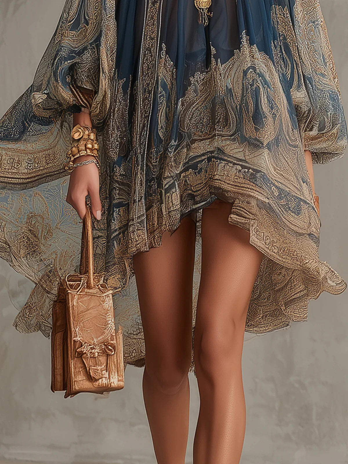 Beatriz | Vestido mini de gasa