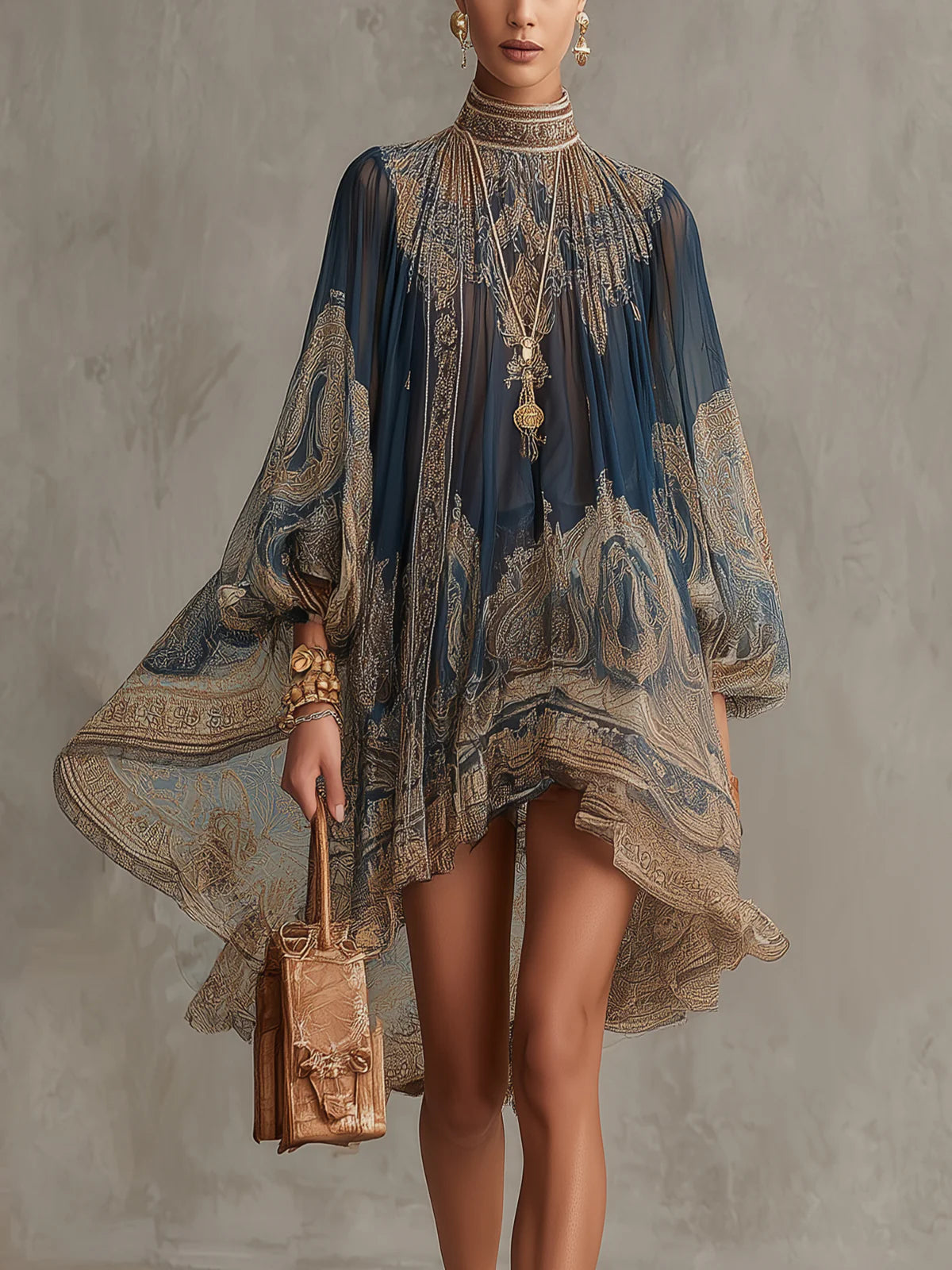 Beatriz | Vestido mini de gasa
