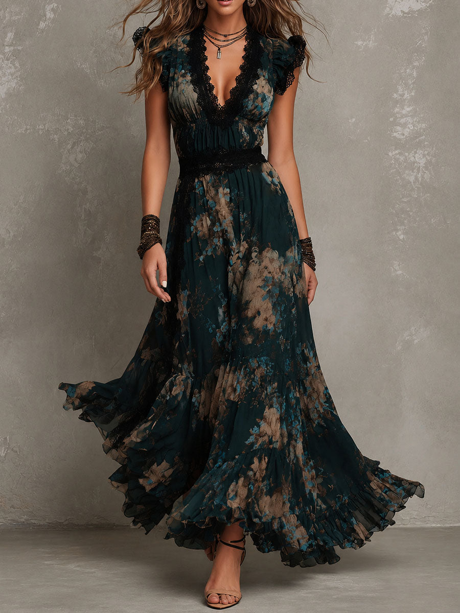 Wendy | Vestido largo floral
