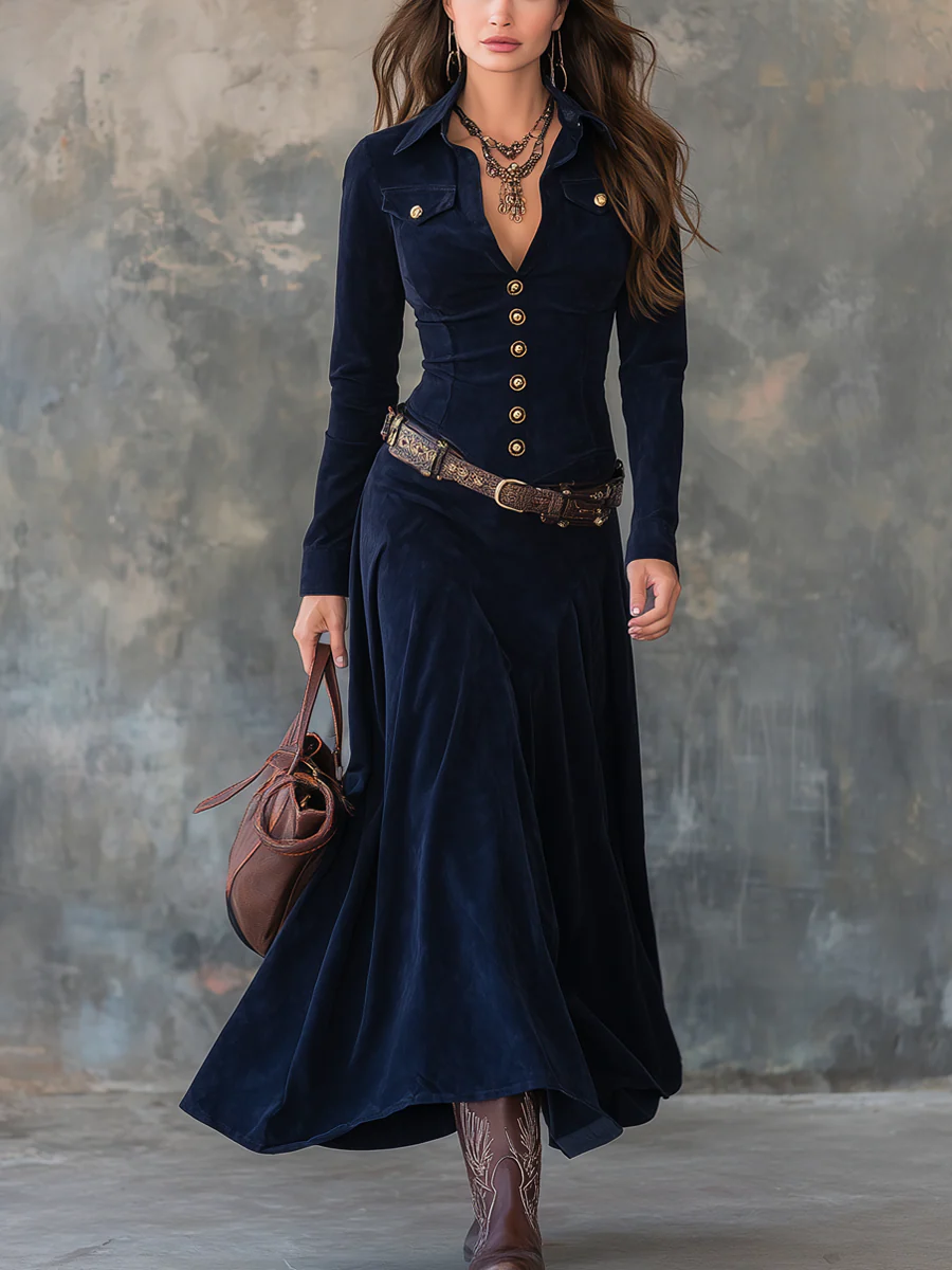 Elowen™ | Vestido midi vintage