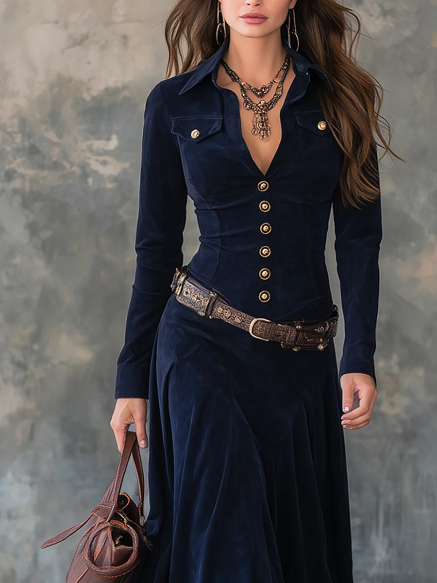 Elowen™ | Vestido midi vintage