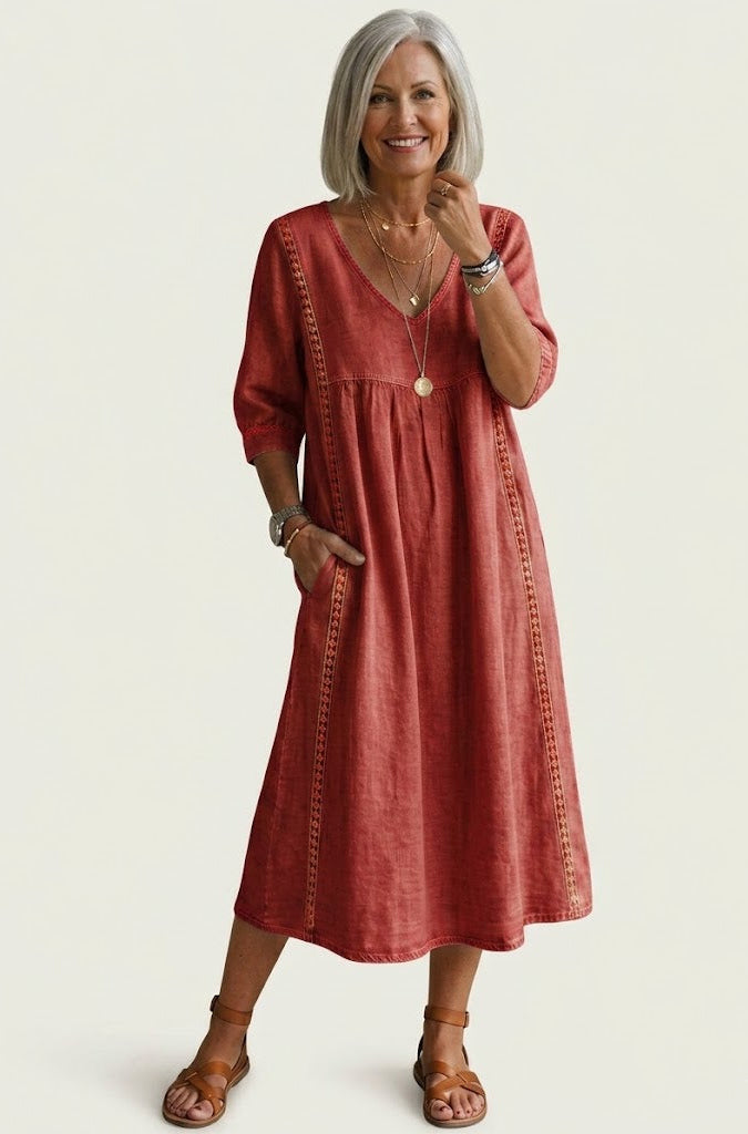 Juliette | Vestido Maxi Elegancia Línea A