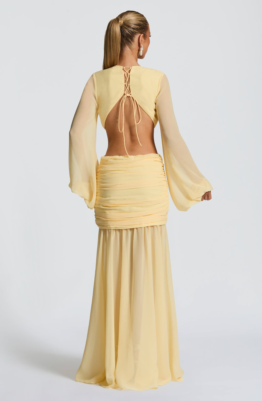 Andrina - Vestido Maxi con Estampado Leopardo