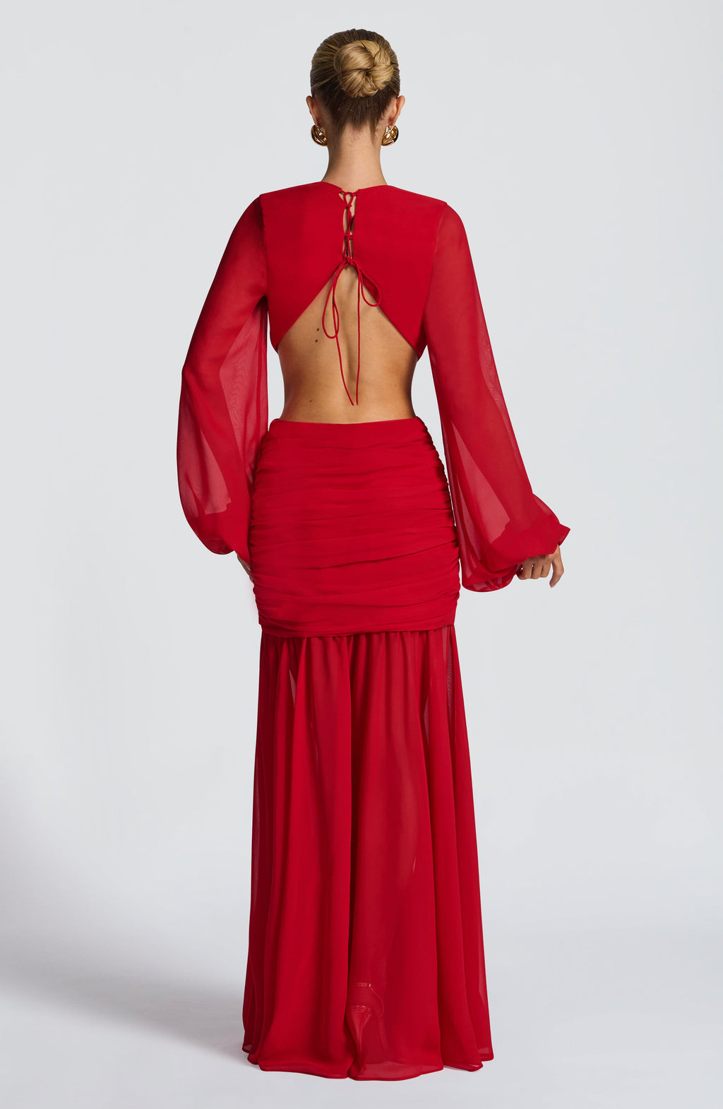Andrina - Vestido Maxi con Estampado Leopardo