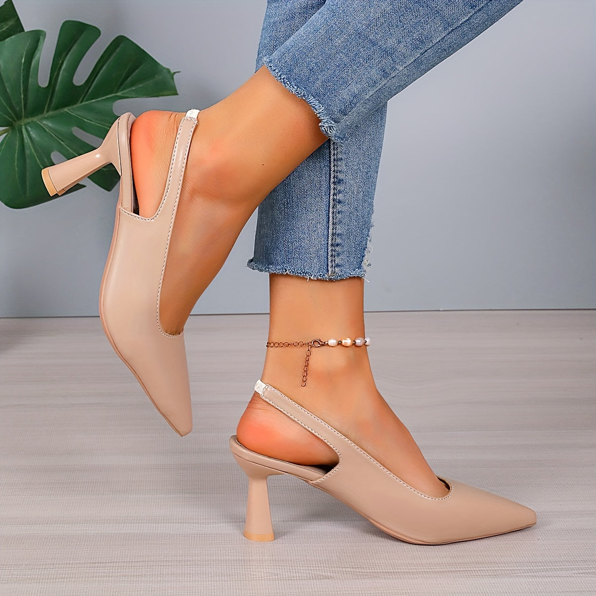 Sophia | Tacones Slingback Elegantes
