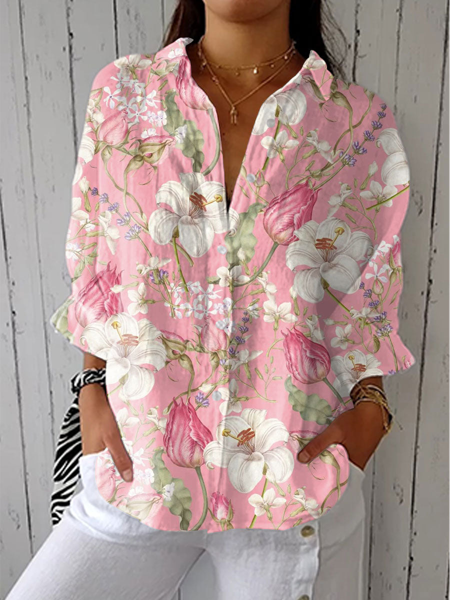 Frances | Blusa Floral Elegante