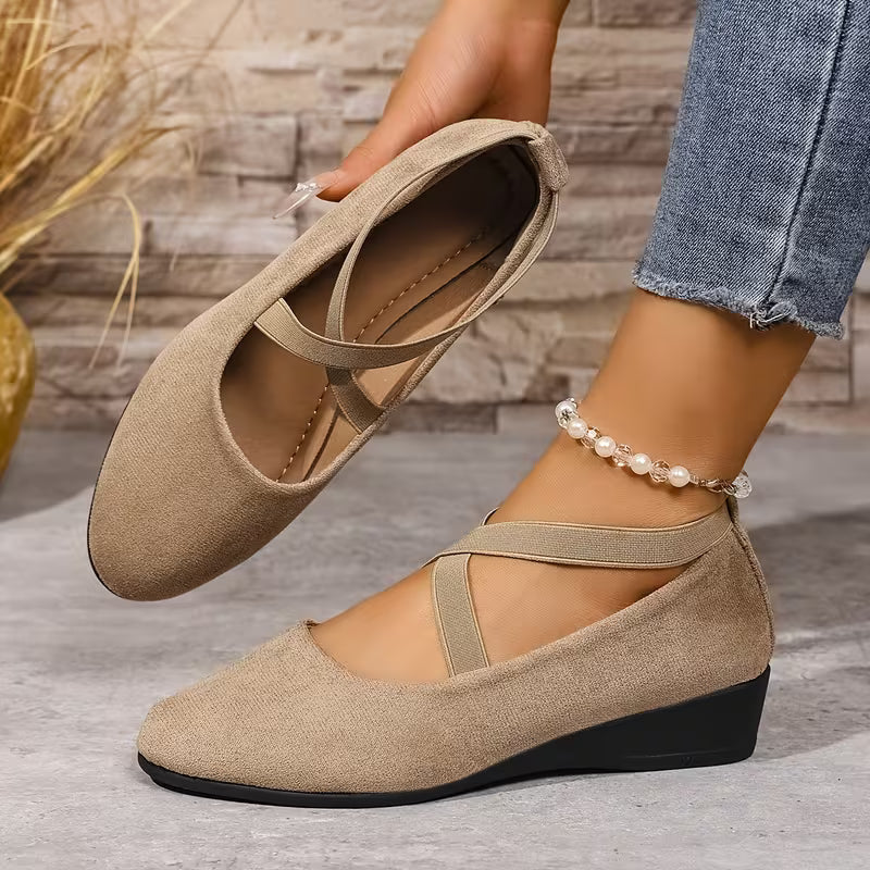 Delphine™ | Bailarinas de cuña cómodas