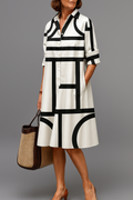 Ellie | Vestido Midi Desenfadado y Con Estilo