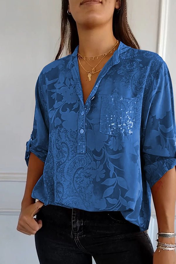 Constance | Blusa Refinada con Botonadura Frontal