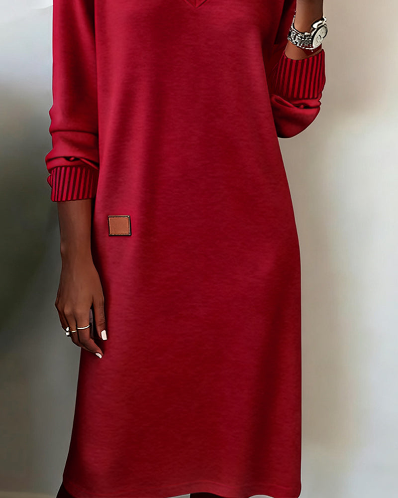 Lunara | Vestido de Punto Minimalista y Acogedor