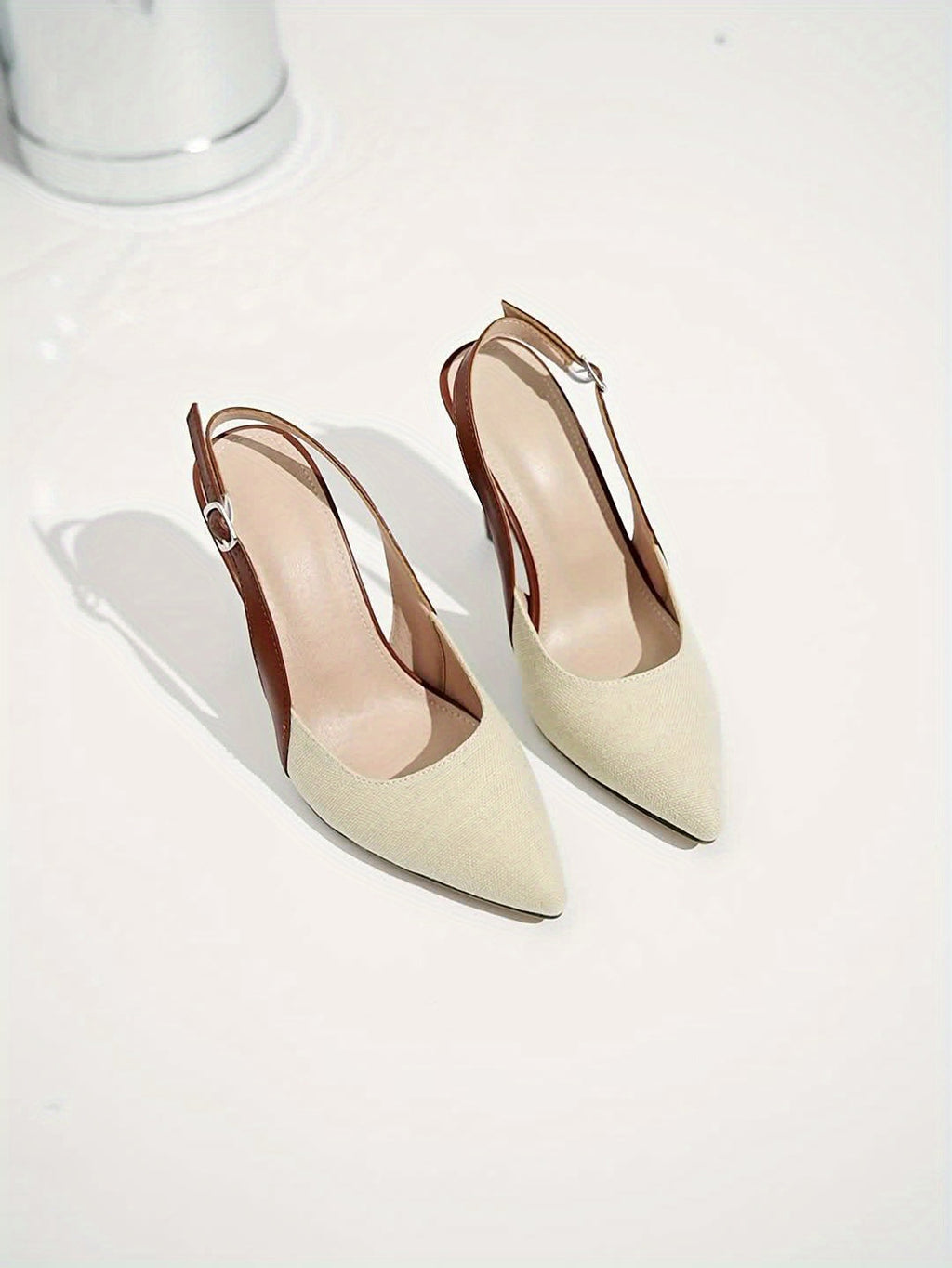 Amélie | Tacones Slingback en Contraste