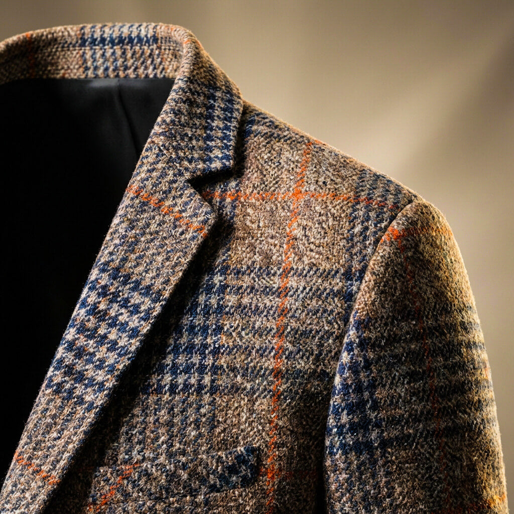 Blazer de lana pata de gallo Charles