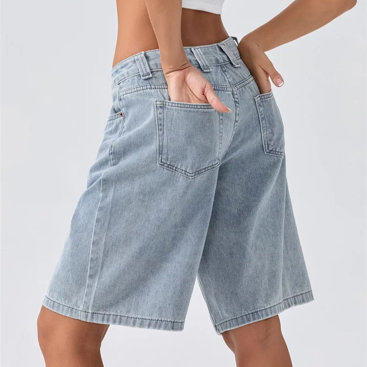 Pantalones cortos tipo bermudas Ada Denim