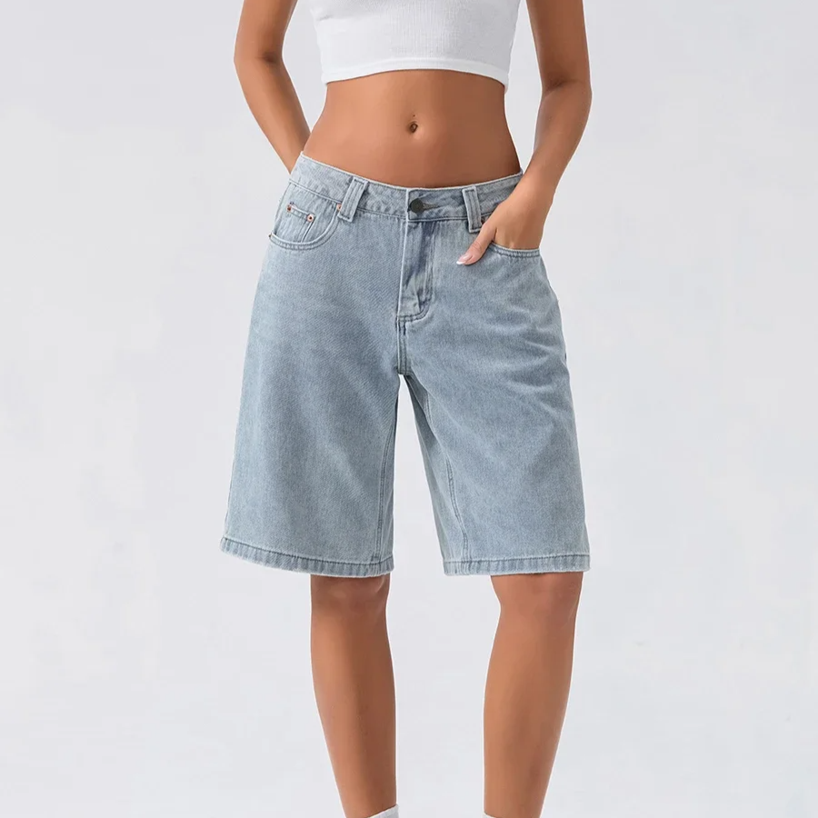 Pantalones cortos tipo bermudas Ada Denim