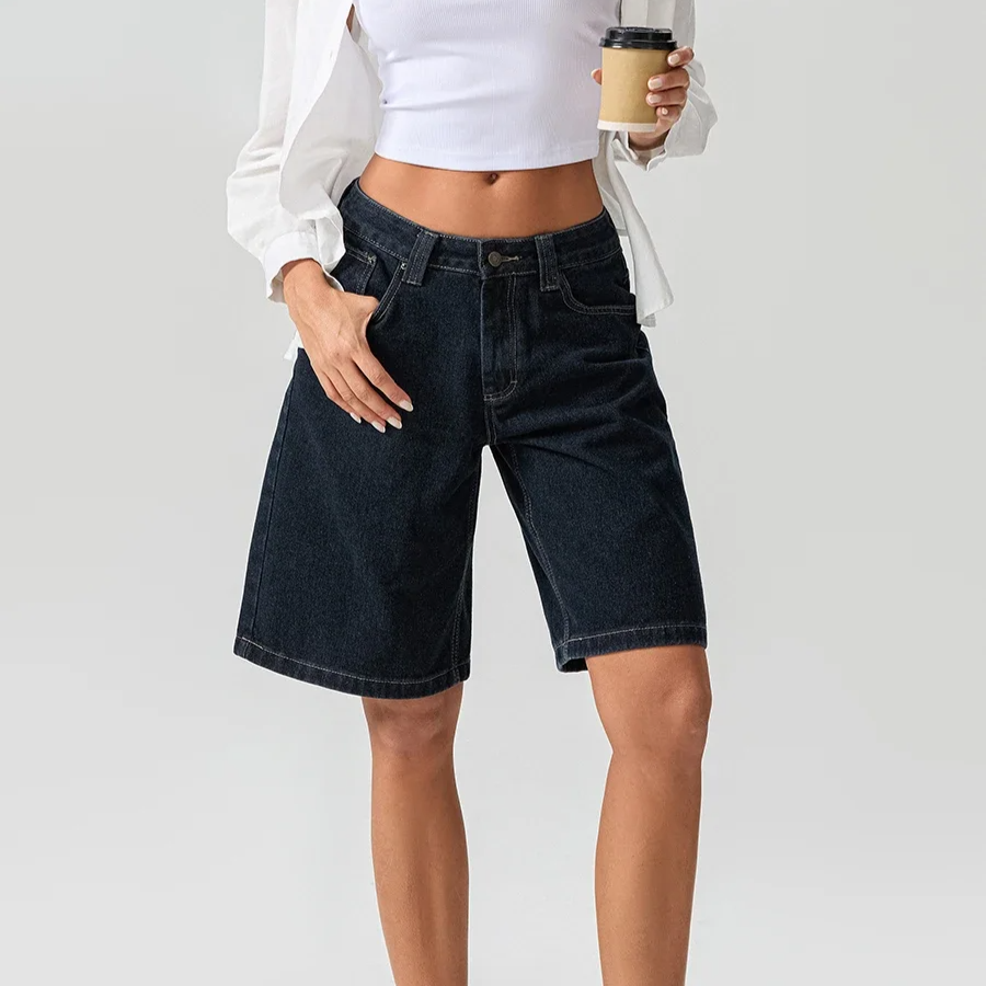Pantalones cortos tipo bermudas Ada Denim