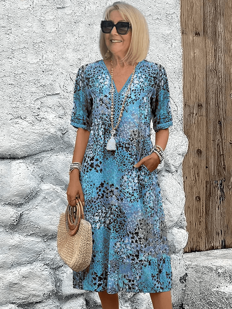 Rosalyn | Vestido Midi Floral de Verano