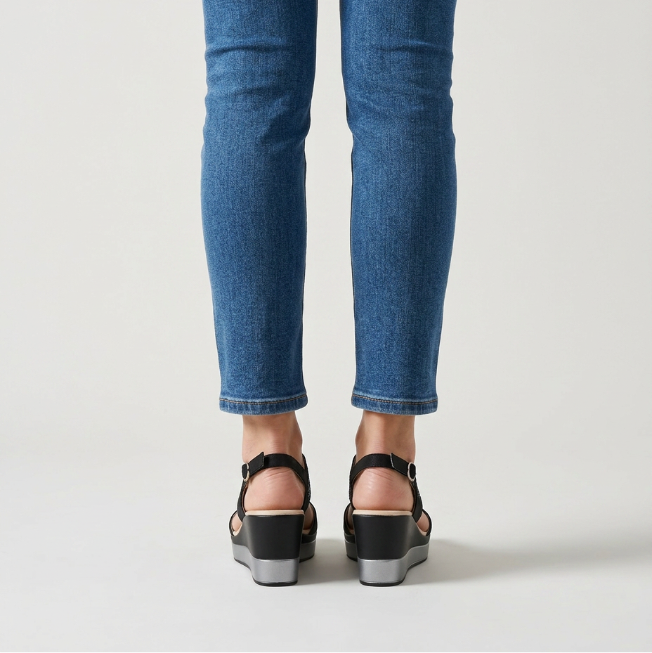 Raquel  - Cómoda sandalia de cuña para mujer
