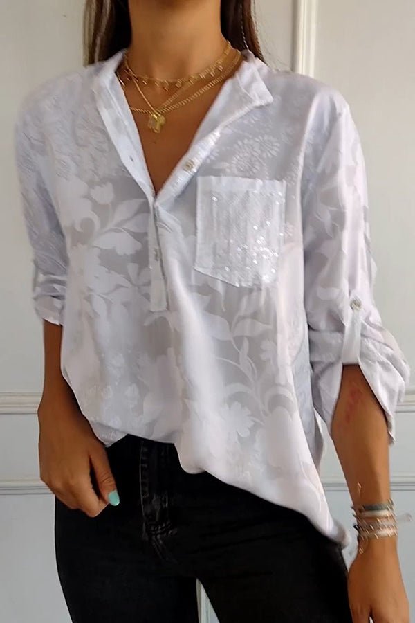 Constance | Blusa Refinada con Botonadura Frontal