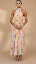 Abigail™ | Vestido Maxi con Estampado