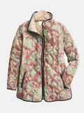 Naya | Chaqueta Acolchada Casual con Floral Vintage