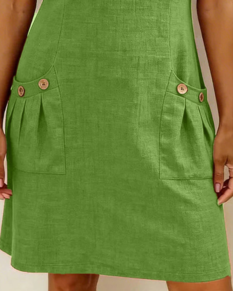Carmen | Vestido de algodón con cremallera