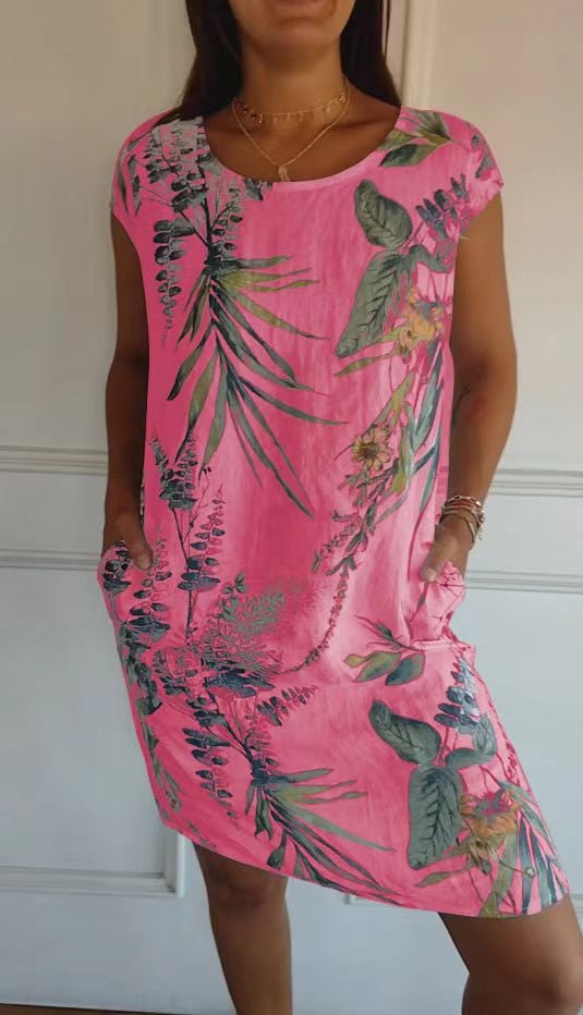 Marnie | Vestido de Verano con Estampado Botánico