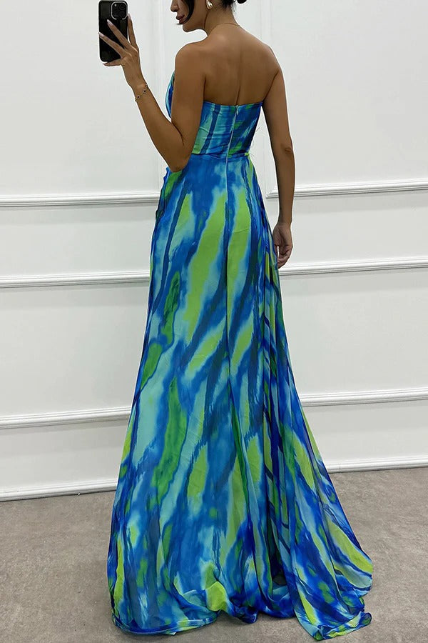 Celia | Vestido de Noche Drapeado de un Hombro