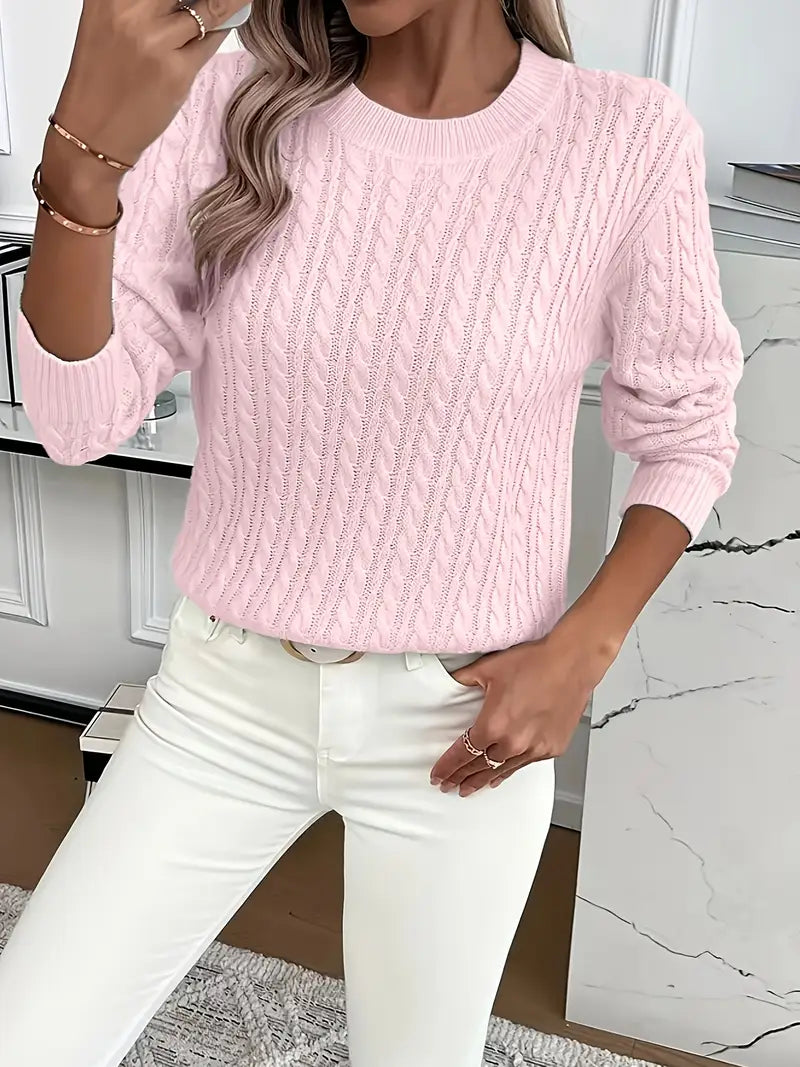 Lena | Jersey de Punto Trenzado