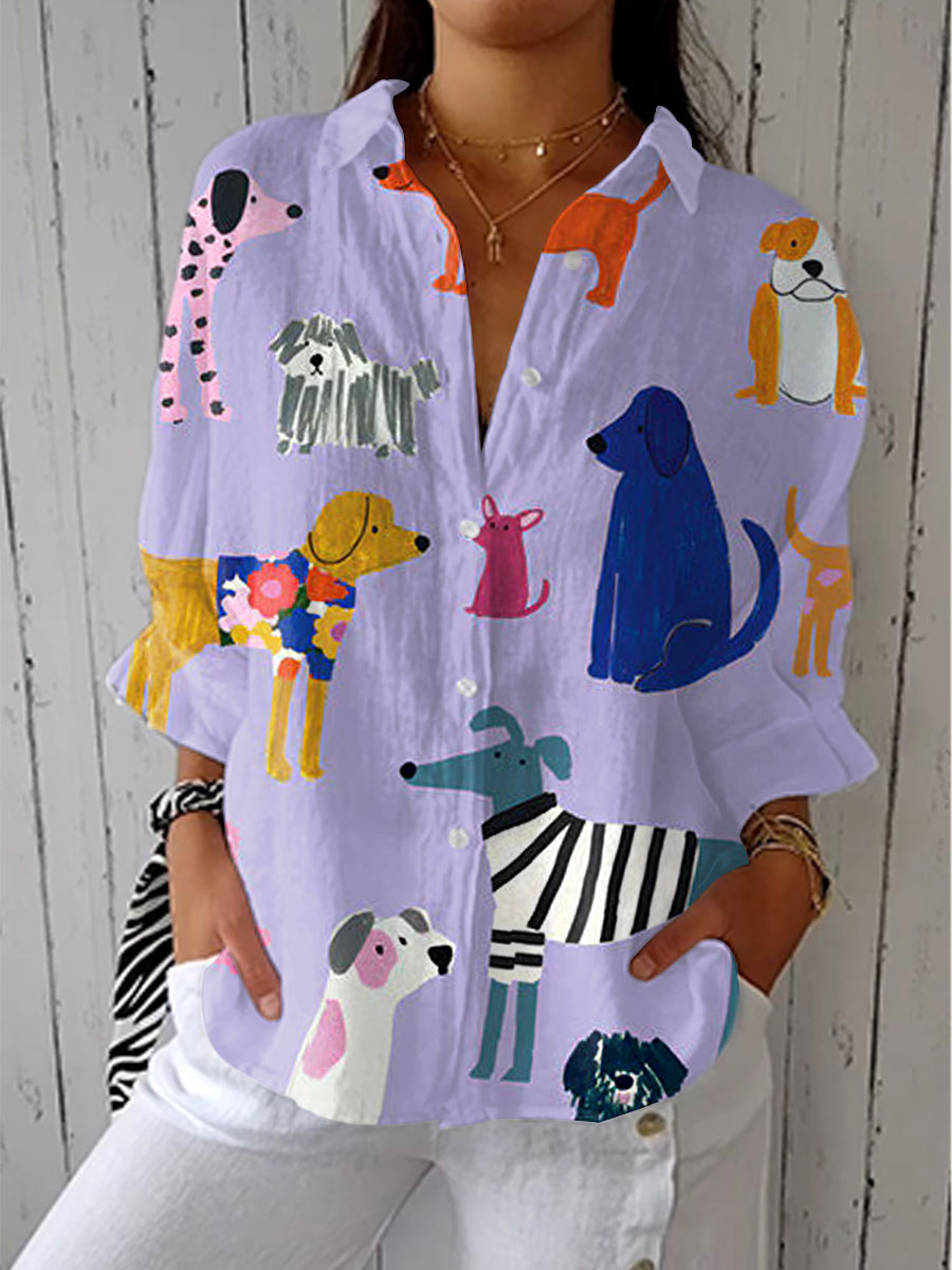 Florence | Blusa de Perritos Juguetones