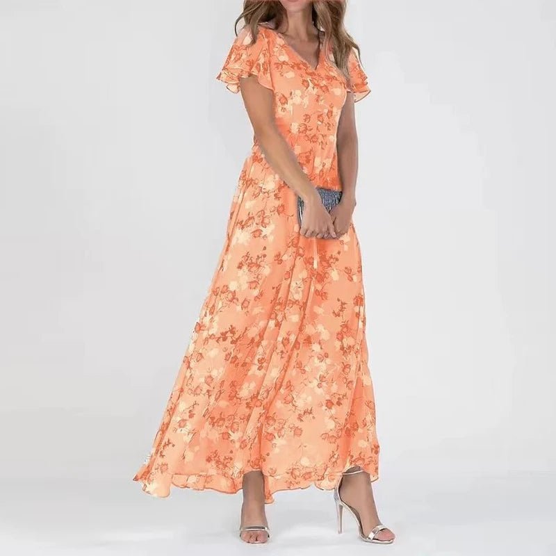 Susanna | Vestido Maxi Floral Fluido