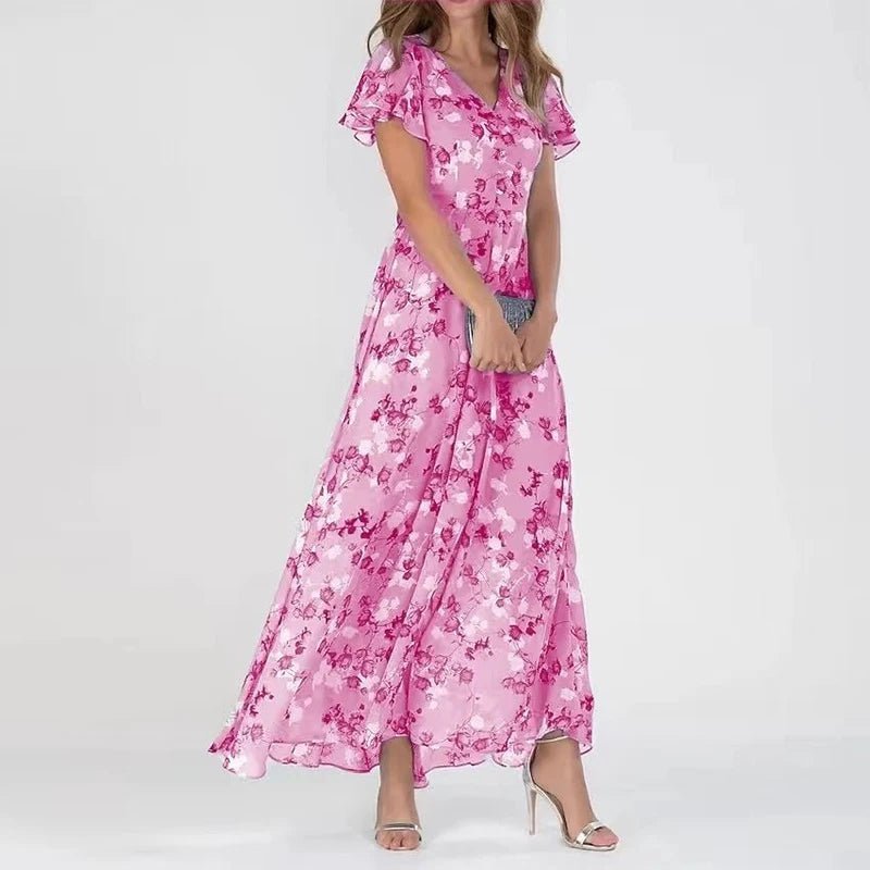 Susanna | Vestido Maxi Floral Fluido