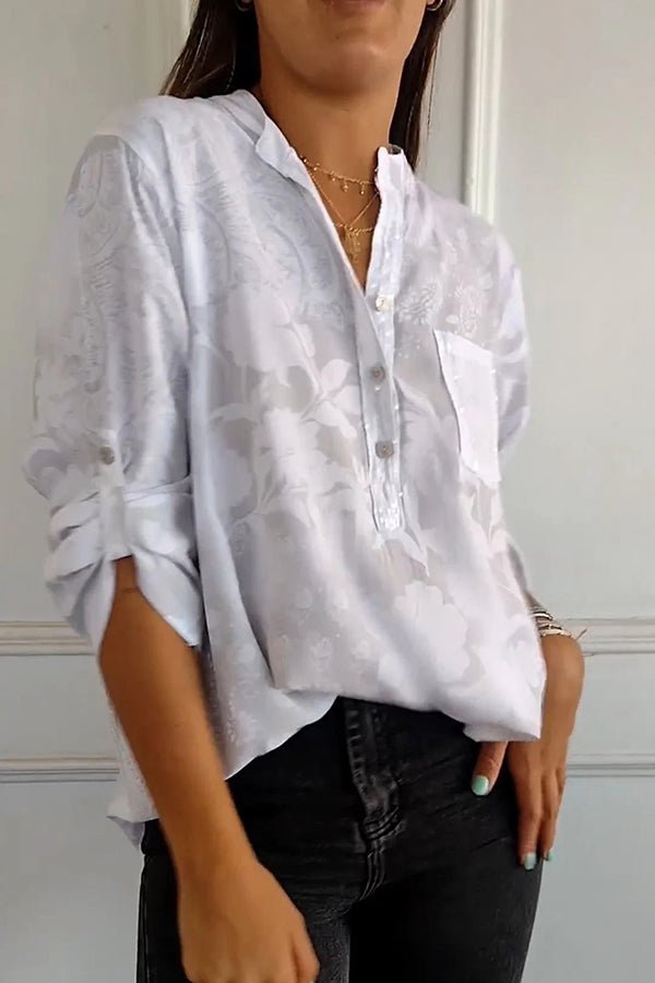 Constance | Blusa Refinada con Botonadura Frontal