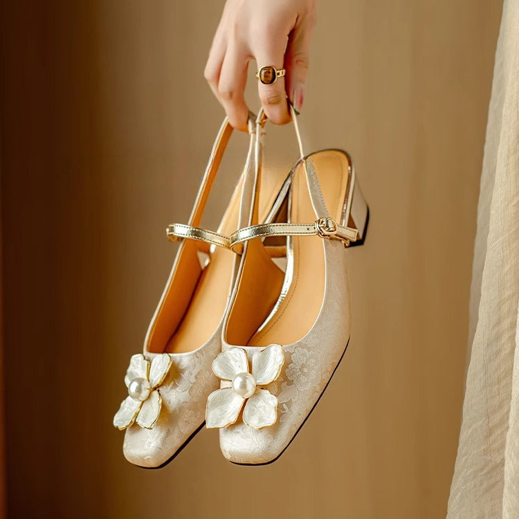 Zapatos de Salón Slingback Genine