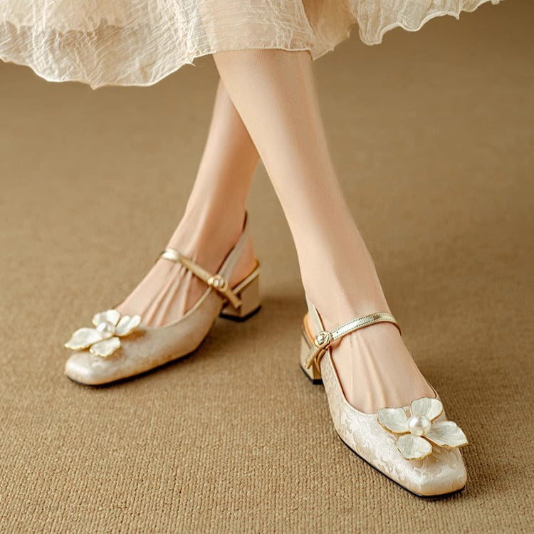 Zapatos de Salón Slingback Genine