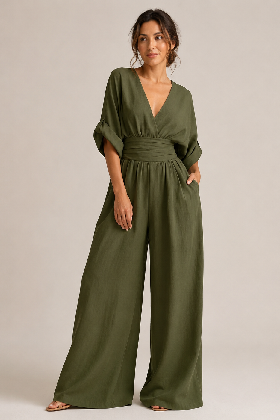 VIVIENNE | Patricia - Mono con Mangas Tres Cuartos