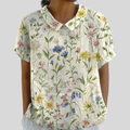 Constance | Blusa Floral con Cuello