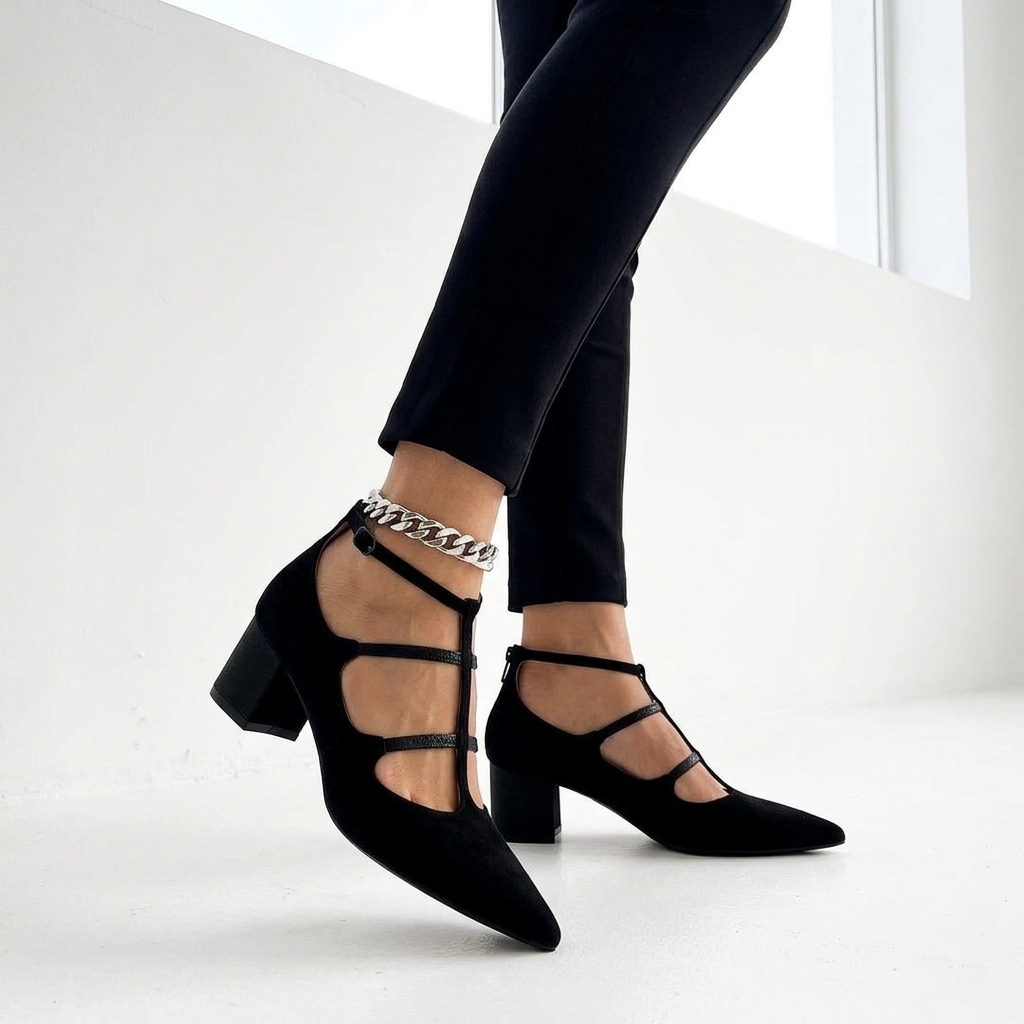 Nancy | Tacón Elegante con Tiras
