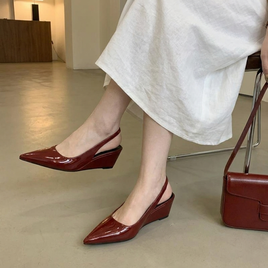 Elena | Cuña Elegante con Tira Trasera