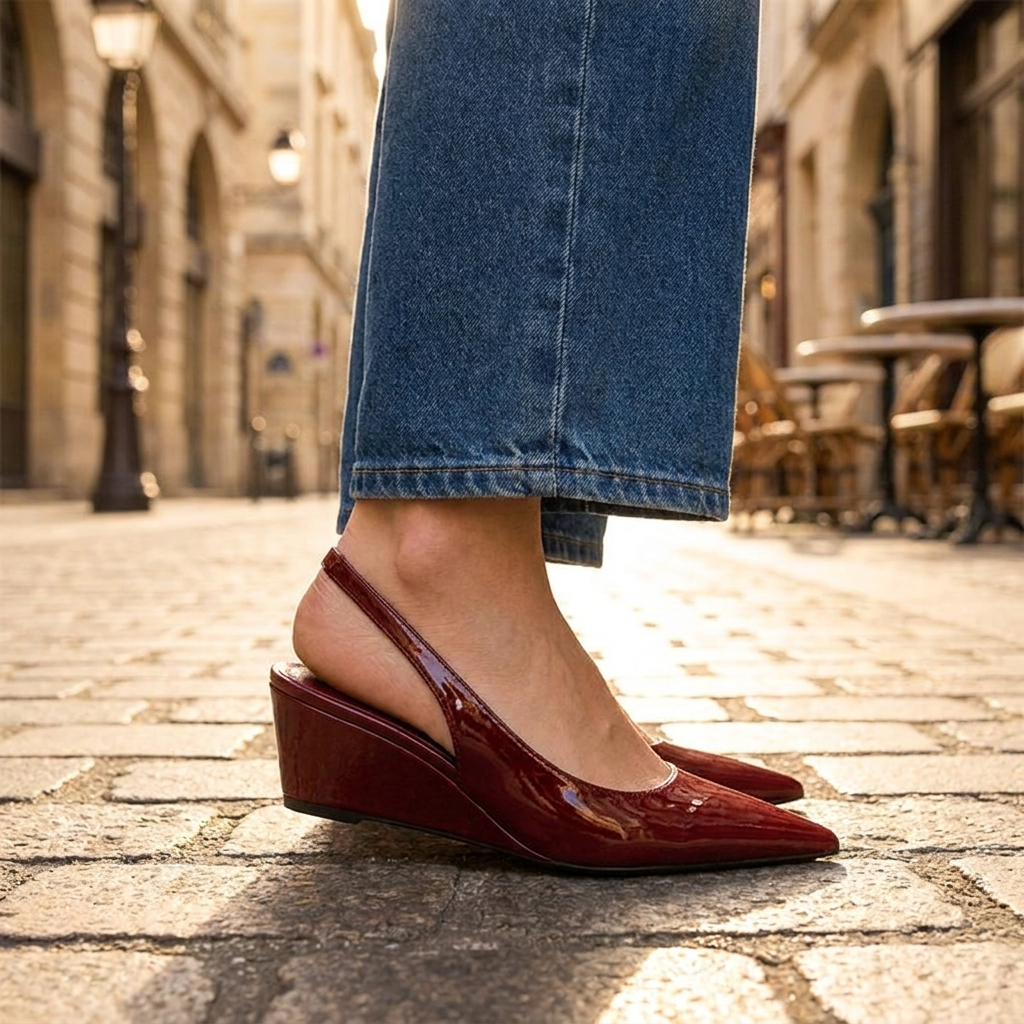 Elena | Cuña Elegante con Tira Trasera