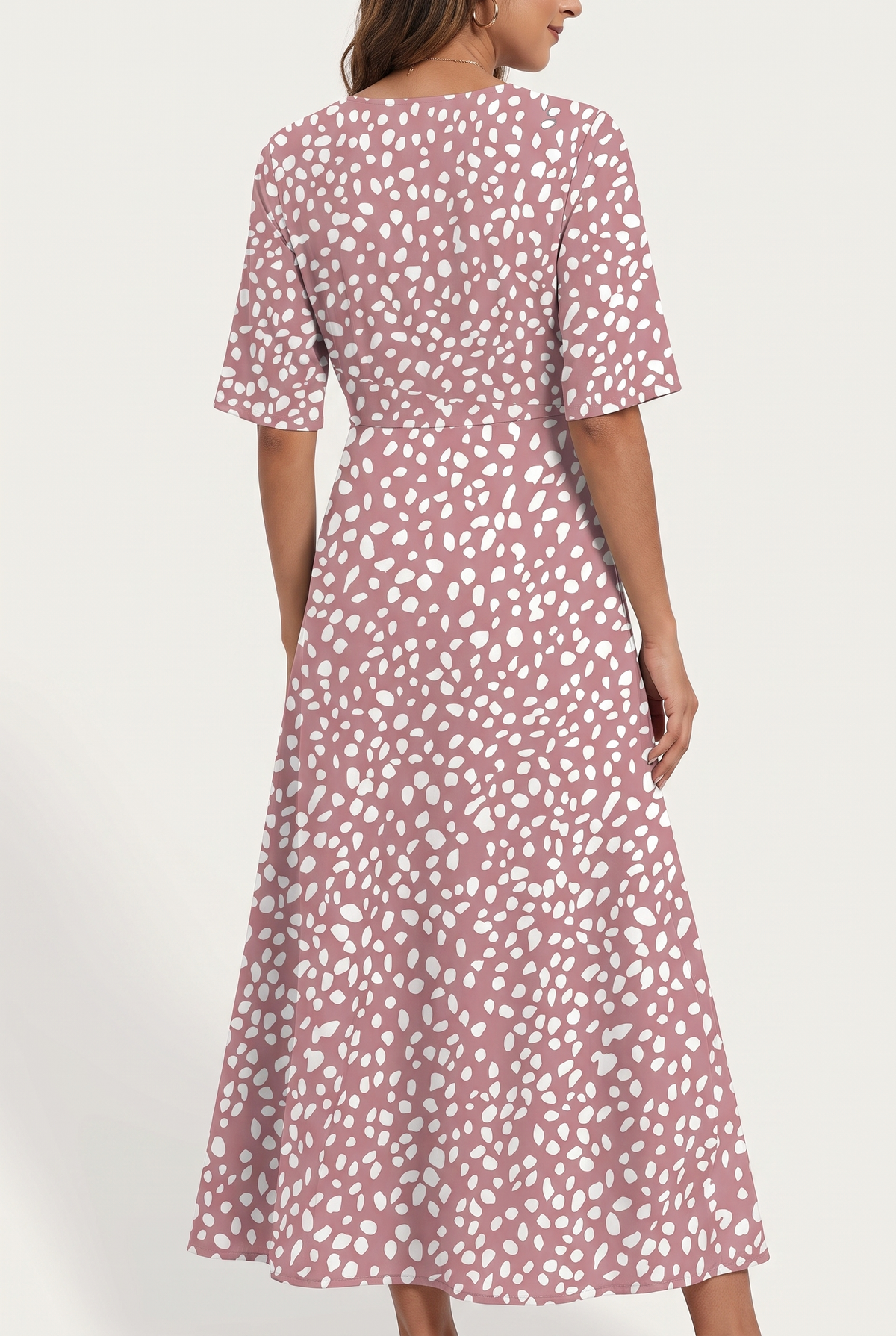 Romy | Vestido Midi que Disimula el Abdomen
