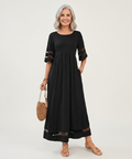 Aubrey™ | Vestido Midi Favorecedor y Alisador de Abdomen
