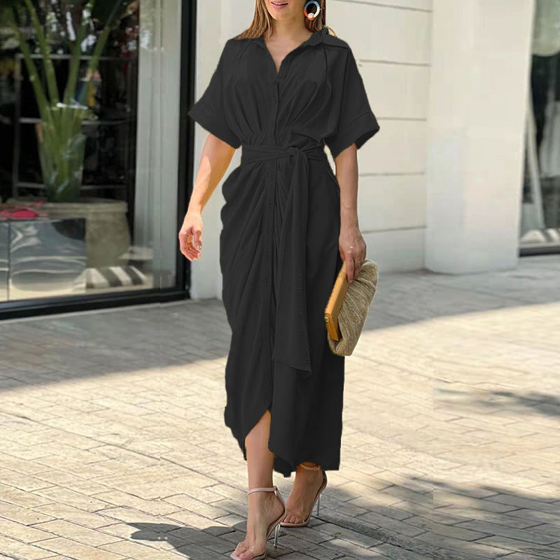 Wren | Vestido Camisero con Cinturón
