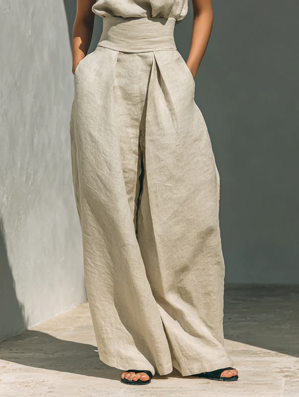 Nuria | Conjunto de tops sin mangas minimalista • S1