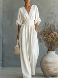 Marta - Mono Elegante con escote en V