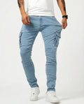 Pantalón cargo elástico