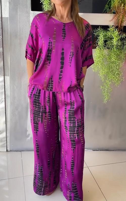 Sofia | Conjunto estampado de dos piezas