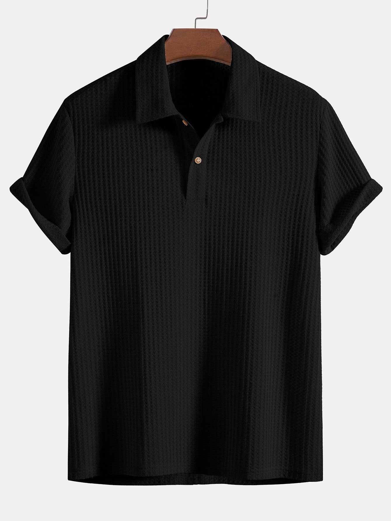 Polo de punto con tejido tipo gofre