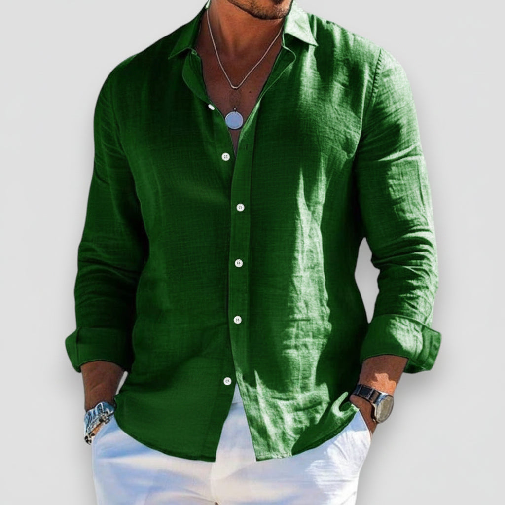 CHRISTOFER | CAMISA VERANIEGA DE CORTE HOLGADO