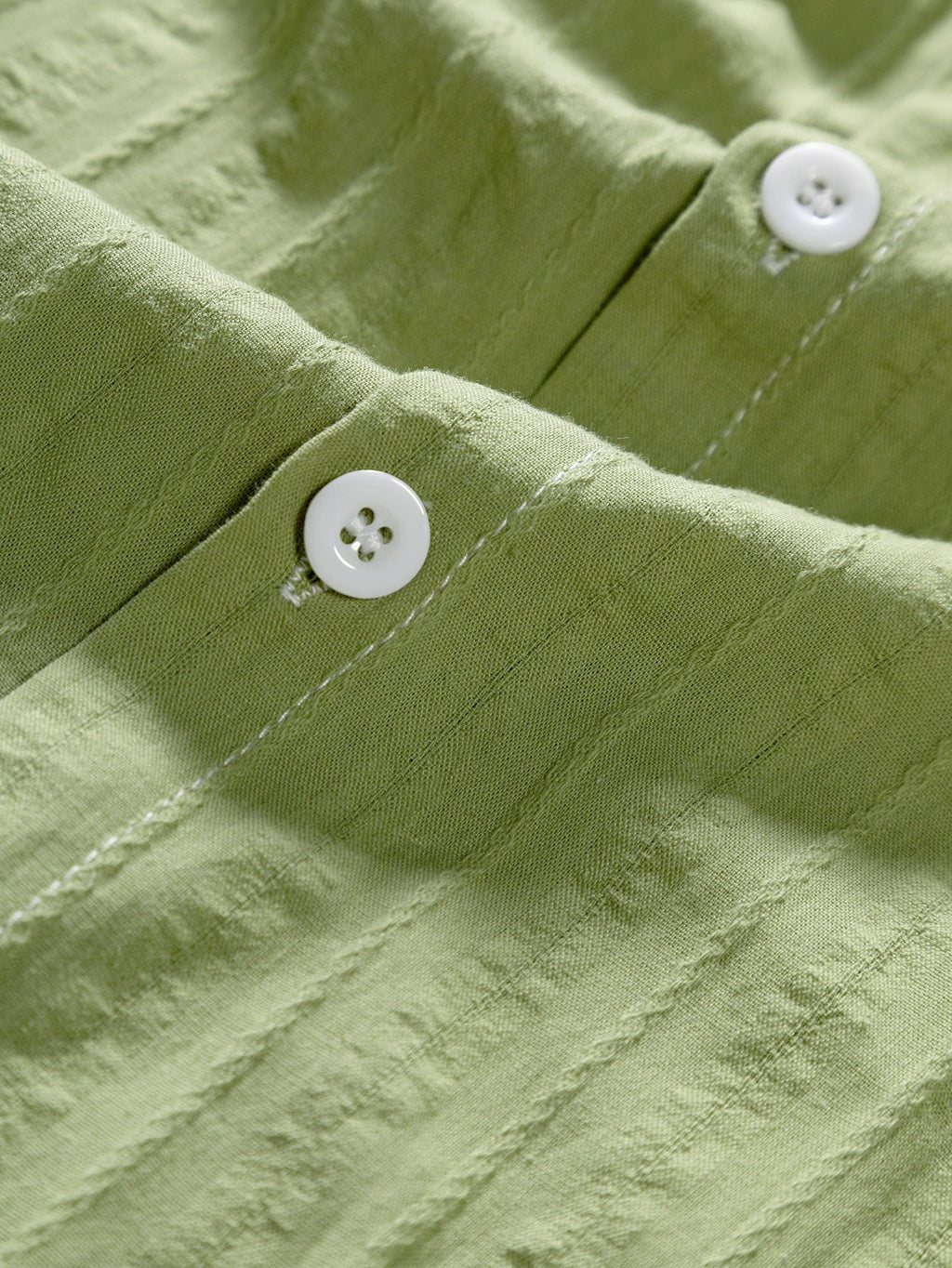 Camisa de jacquard a rayas con botones