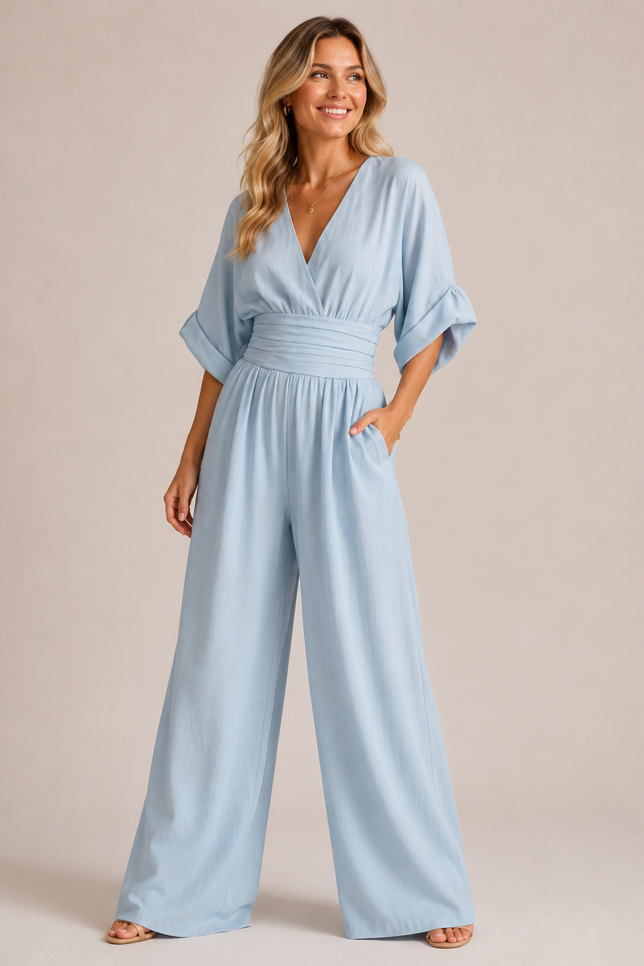 VIVIENNE | Patricia - Mono con Mangas Tres Cuartos